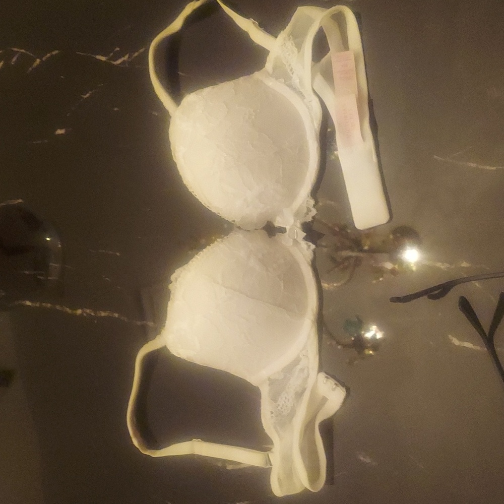 White lace Victoria Secret Bra